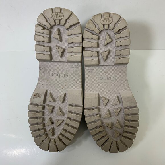 Gabor Gazania Women’s Chelsea Boots Gray Suede Chunky Sole Size 9 - Picture 7 of 8